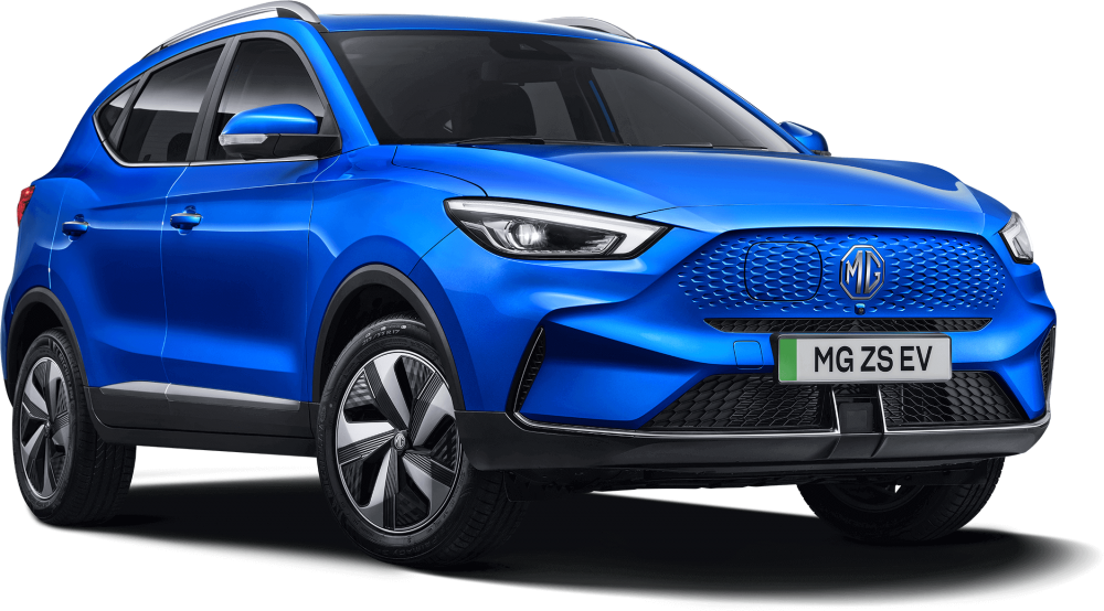 MG ZS EV Trophy Blue